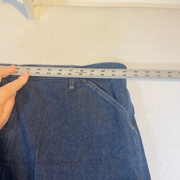 Wrangler Fleece Lined Carpenter Jean Vintage W42 x L32 Heavy Duty Warm Dark Wash - Picture 11 of 16